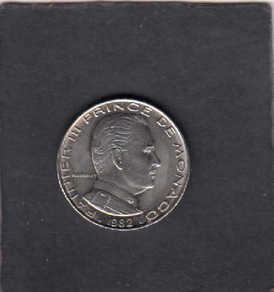 Beschrijving: 1 Franc RAINIER III  